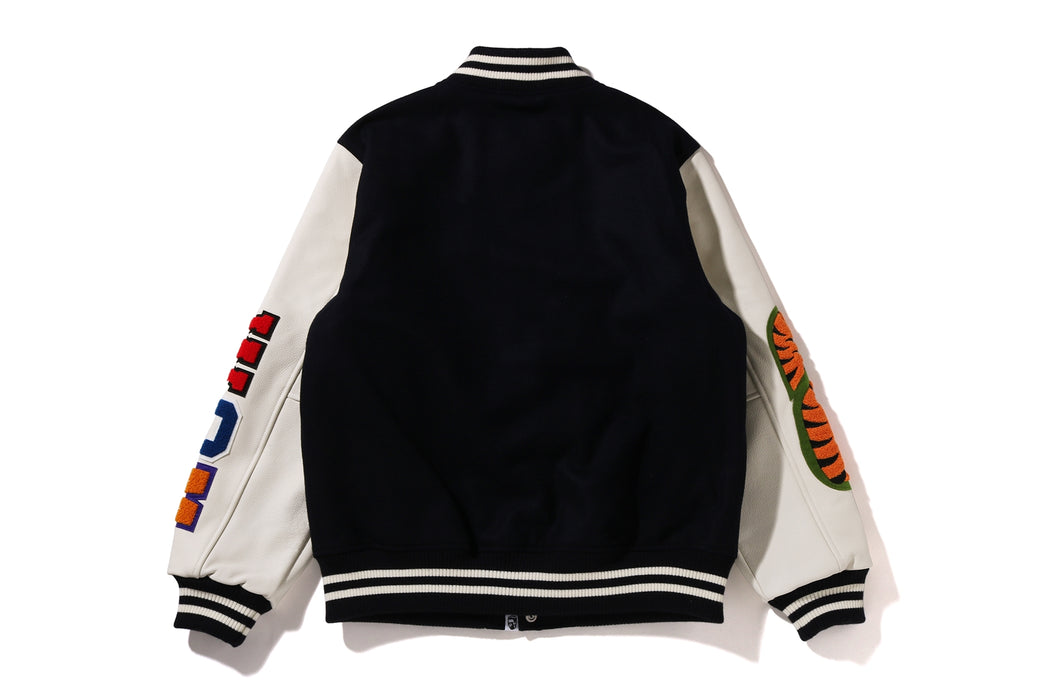SHARK VARSITY JACKET | bape.com