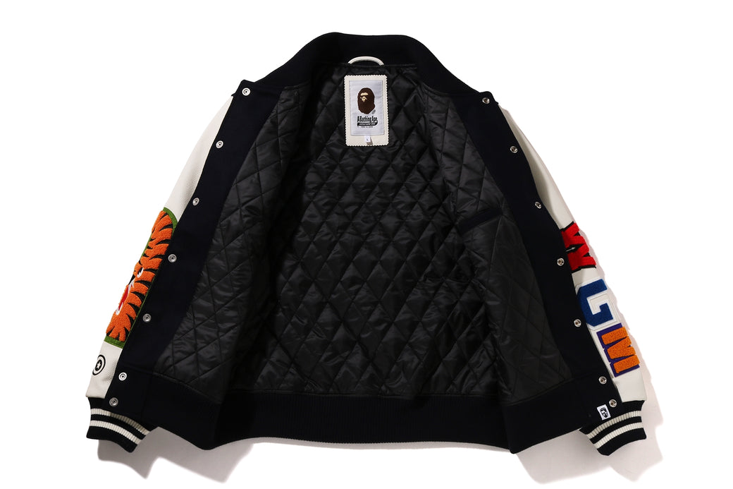 SHARK VARSITY JACKET | bape.com
