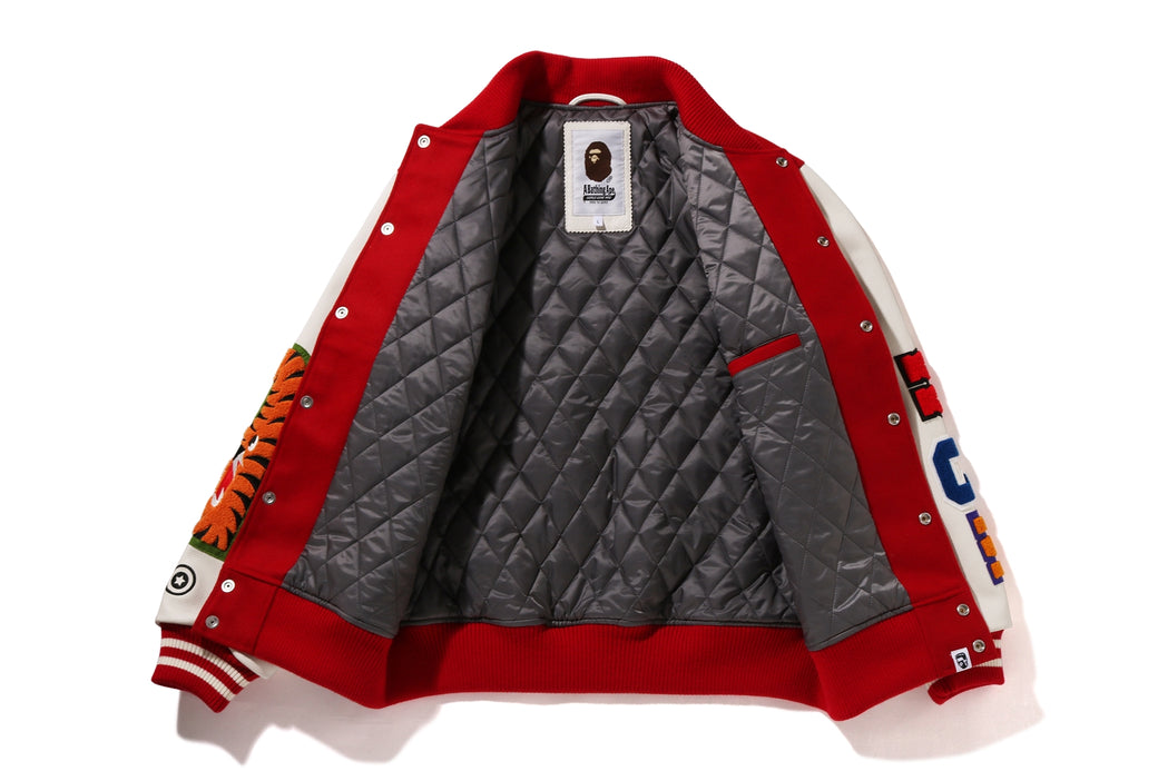 SHARK VARSITY JACKET | bape.com