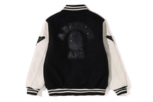 【 BAPE X SWAROVSKI 】DETACHABLE HOODIE VARSITY JACKET