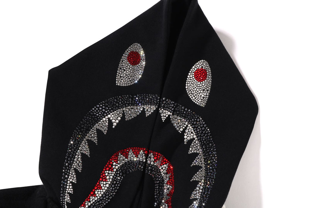 BAPE X SWAROVSKI 】DETACHABLE HOODIE VARSITY JACKET | bape.com