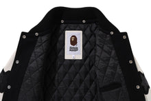 【 BAPE X SWAROVSKI 】DETACHABLE HOODIE VARSITY JACKET