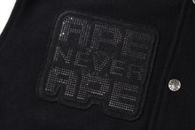 【 BAPE X SWAROVSKI 】DETACHABLE HOODIE VARSITY JACKET