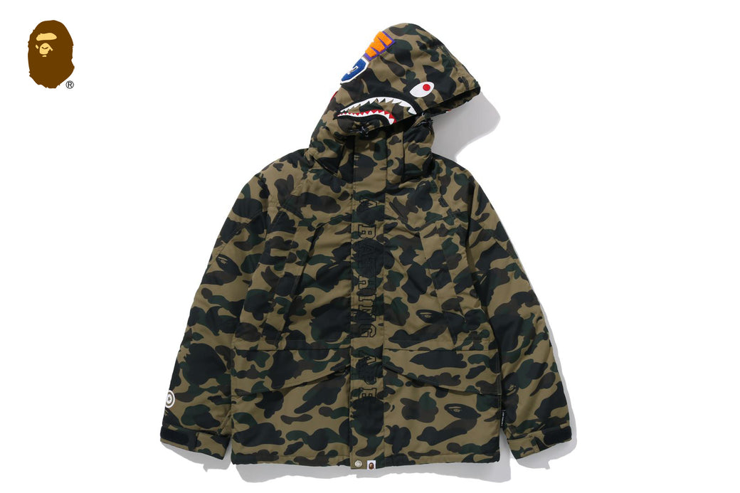 1ST CAMO SHARK SNOWBOARD JACKET | bape.com