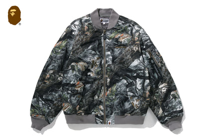 TREE EDGE CAMO BOMBER JACKET