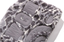 WILD LEOPARD PATTERN FAUX FUR SHARK FULL ZIP JACKET