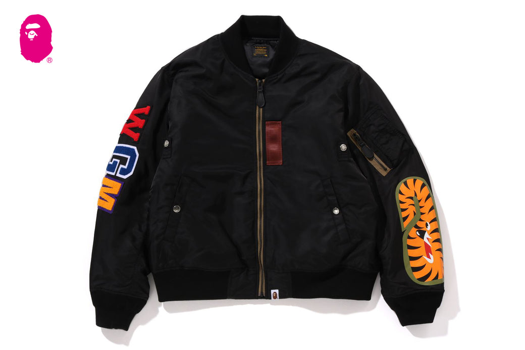 ジャケット・アウター A BATHING APE SHARK MA-1 SHARK MA-1 | bape.com