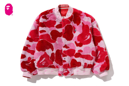 ABC CAMO MULTI LOGO REVERSIBLE VARSITY JACKET