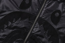 SHARK PATCH PADDED HOODIE JACKET