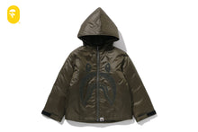 SHARK PATCH PADDED HOODIE JACKET