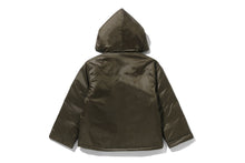 SHARK PATCH PADDED HOODIE JACKET