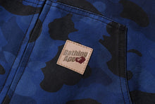 SOLID 1ST CAMO REVERSIBLE SHARK ZIP HEAVY JACKET