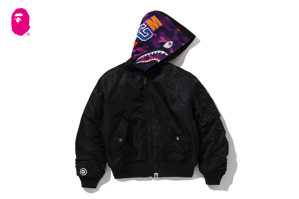 SHARK HOODIE MA-1 | bape.com