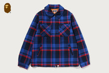 BAPE CHECK CPO ZIP JACKET