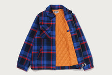 BAPE CHECK CPO ZIP JACKET