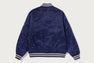 SOLID CAMO NYLON JACQUARD VARSITY JACKET