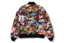 HYBRID CAMO MULTI BADGE PADDED MA-1