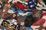 HYBRID CAMO MULTI BADGE PADDED MA-1