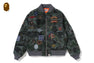 HYBRID CAMO MULTI BADGE PADDED MA-1
