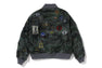 HYBRID CAMO MULTI BADGE PADDED MA-1