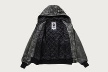 CROC PATTERN LEATHER JACKET