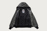 CROC PATTERN LEATHER JACKET