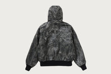 CROC PATTERN LEATHER JACKET