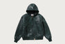 CROC PATTERN LEATHER JACKET