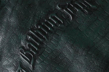 CROC PATTERN LEATHER JACKET