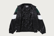 CROC PATTERN PADDED TRACK JACKET