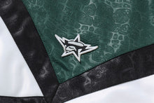 CROC PATTERN PADDED TRACK JACKET