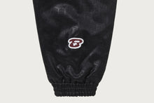 CROC PATTERN PADDED TRACK JACKET