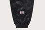 CROC PATTERN PADDED TRACK JACKET