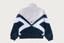 CROC PATTERN PADDED TRACK JACKET