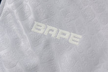 CROC PATTERN PADDED TRACK JACKET