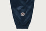 CROC PATTERN PADDED TRACK JACKET