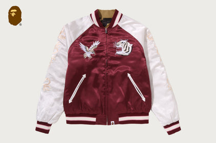 1ST CAMO REVERSIBLE STA QUILTED SOUVENIR JACKET