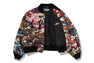 HYBRID CAMO HOODED CROPPED SHARK MA-1 JACKET