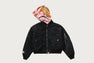 1ST CAMO SHARK HOODED CROPPED MA-1 JACKET