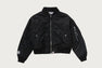 1ST CAMO SHARK HOODED CROPPED MA-1 JACKET