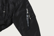 1ST CAMO SHARK HOODED CROPPED MA-1 JACKET