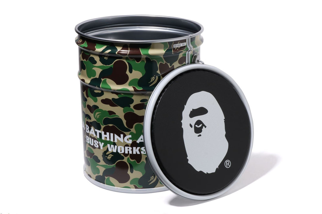 ABC CAMO STEEL CAN STOOL | bape.com