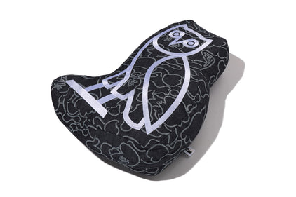 【 BAPE X OVO 】NEON 1ST CAMO JACQUARD DENIM CUSHION