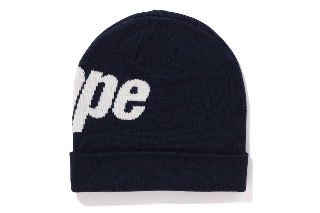 BAPE LOGO KNIT CAP