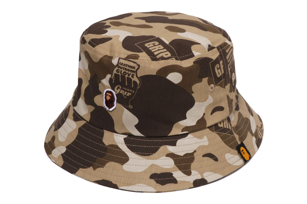 Bape camo bucket hat hotsell