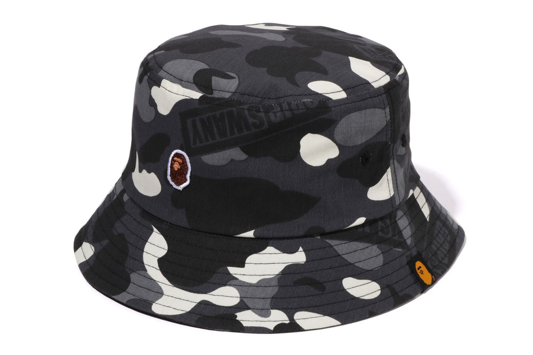 Bape camo bucket hat best sale