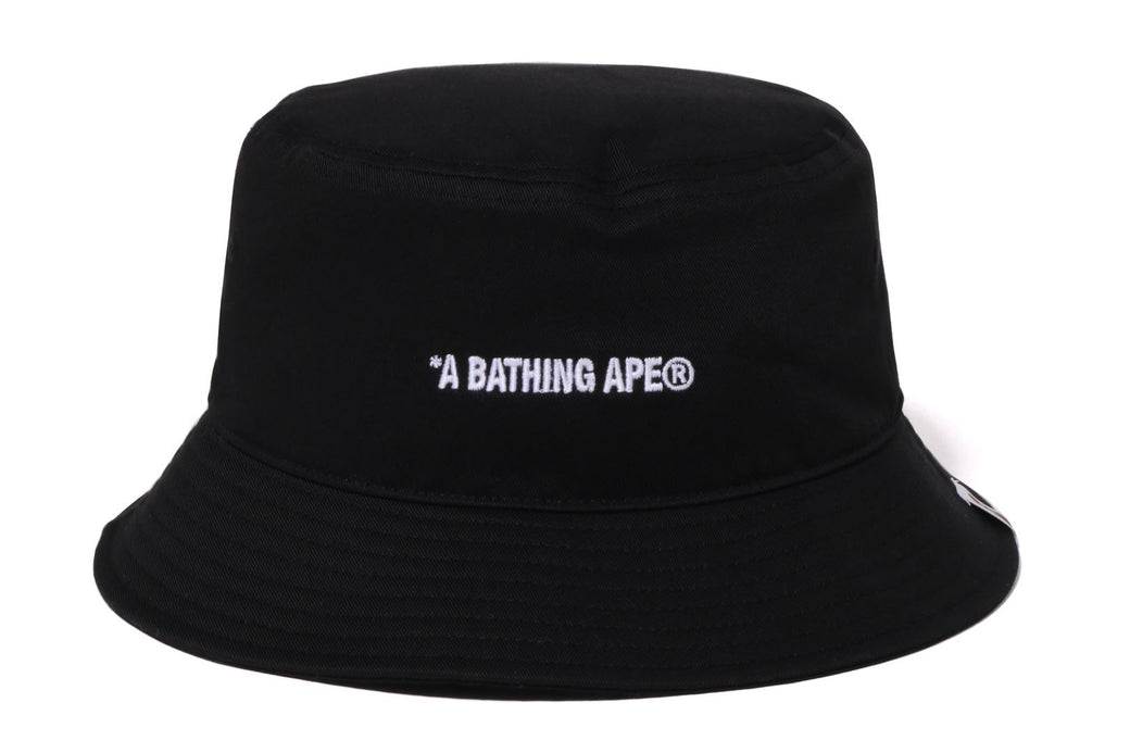 LOGO BUCKET HAT bape