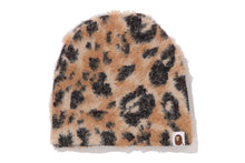 WILD LEOPARD PATTERN APE FACE KNIT CAP
