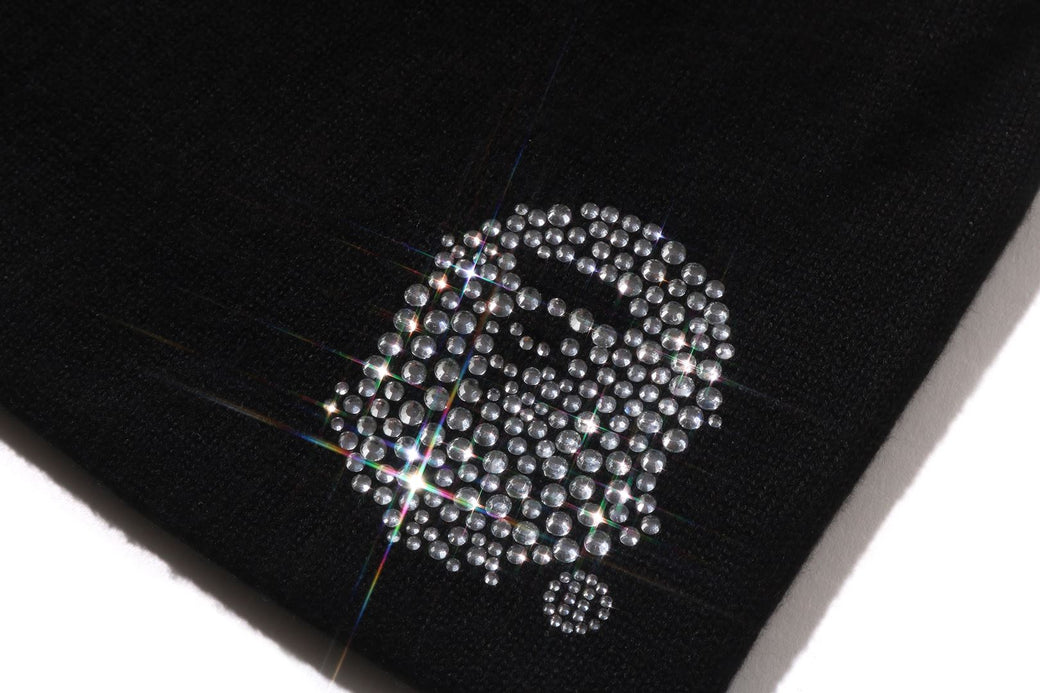 CRYSTAL APE HEAD BEANIE | bape.com