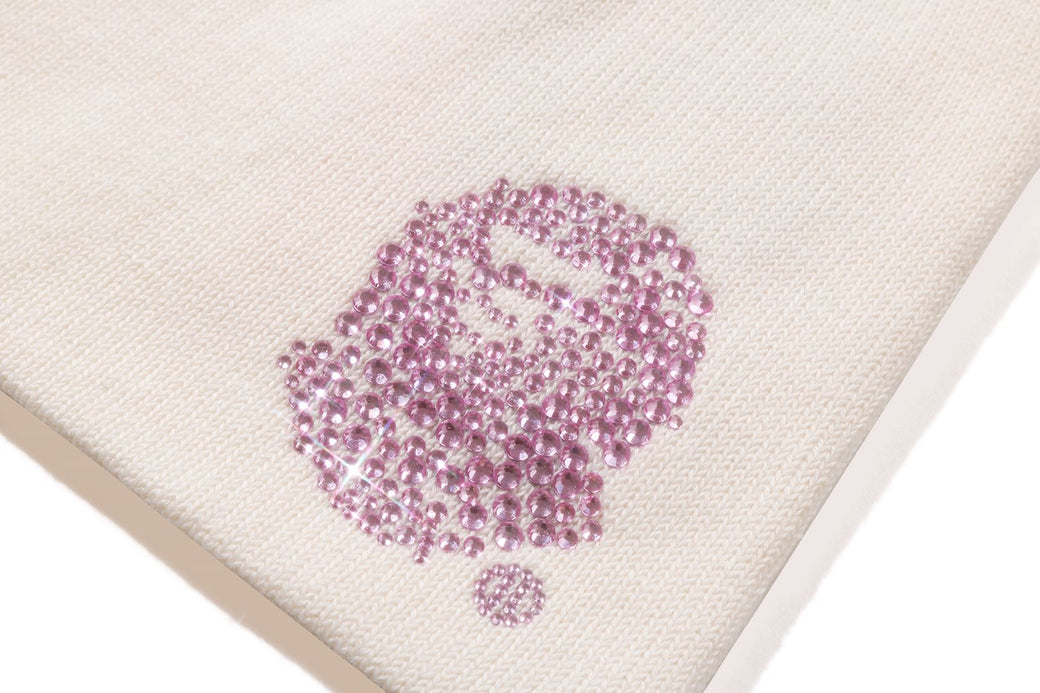 CRYSTAL APE HEAD BEANIE | bape.com